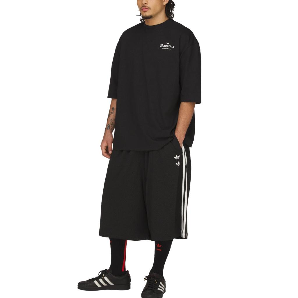 adidas Originals X Willy Chavarria Sports Knit Cotton Crew Neck Short Sleeve T-Shirt Unisex Tops KS6445