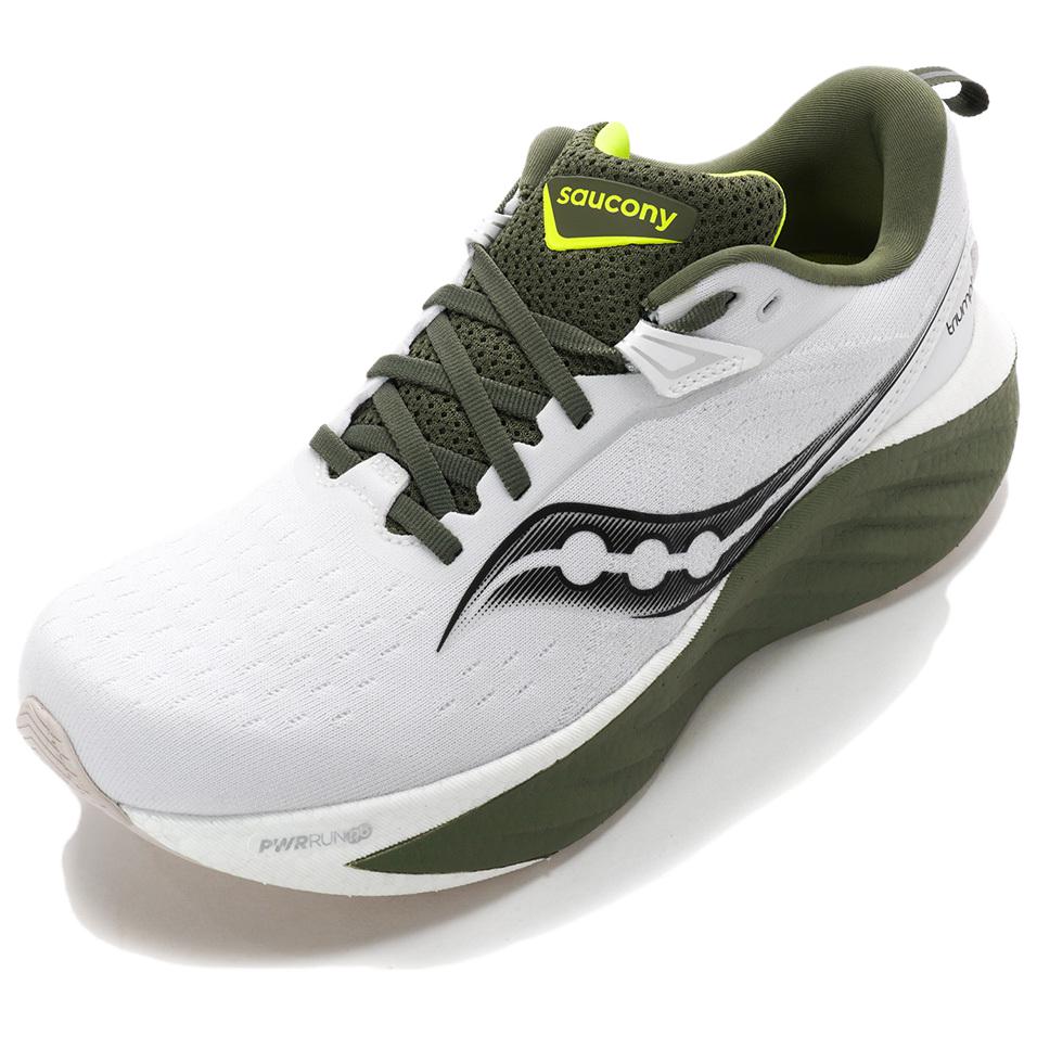 Saucony Triumph 22 White Olivine Men Sneakers S20964-136