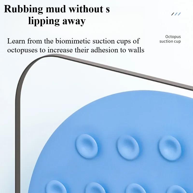 Shower Back Massage Reusable Cleaning Brush Shower Feet Wash Mat Multifunction Sucker Wall Mat Rub Foot Arms Body Bath