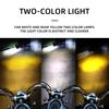 3 Lens Super bright light motorcycle Headlights led Lens spotlight Moto Fog lamp motorcycle High low beams Work light Scooters