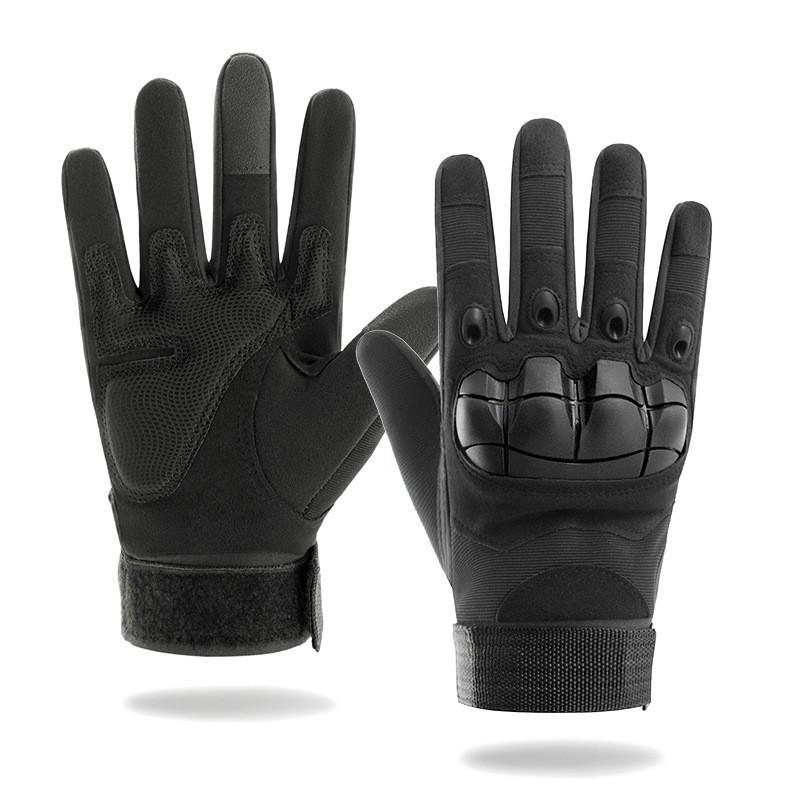 Men's Tactical Non-Slip Hard Shell Combat Gloves for Outdoor and Cycling