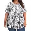 European American Cross-border Summer Printed Women's Casual T-shirt