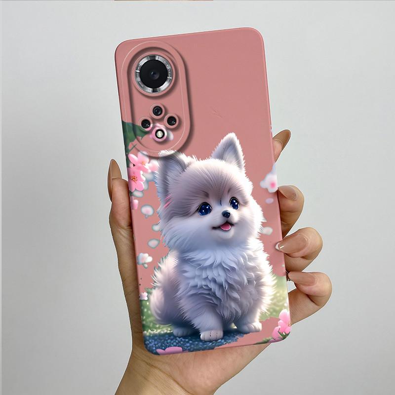 For Huawei Nova 9 / Honor 50 Phone Case NAM-LX9 NTH-NX9 Soft Silicone Sweet Painted Protective Back Cover Cute Printed Casing