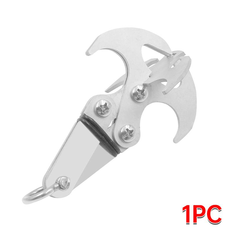Портативный складной крюк-захват из нержавеющей стали для скалолазания, спасения, приключений, многофункциональный зацеп