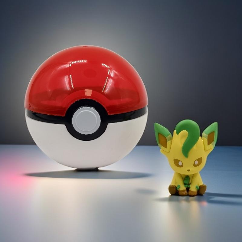 Pokémon Pikachu Mini Figure with Poké Ball Ornament - Tiny Adventure Car Décor & Birthday Gift Gashapon