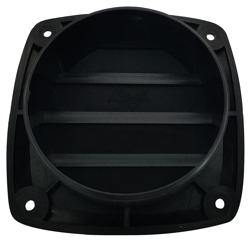 Simple Installation RV Vent Cover In Black For Clean Ventilation Exhaust Vent Ventilation Plate For Exhaust Ventilation