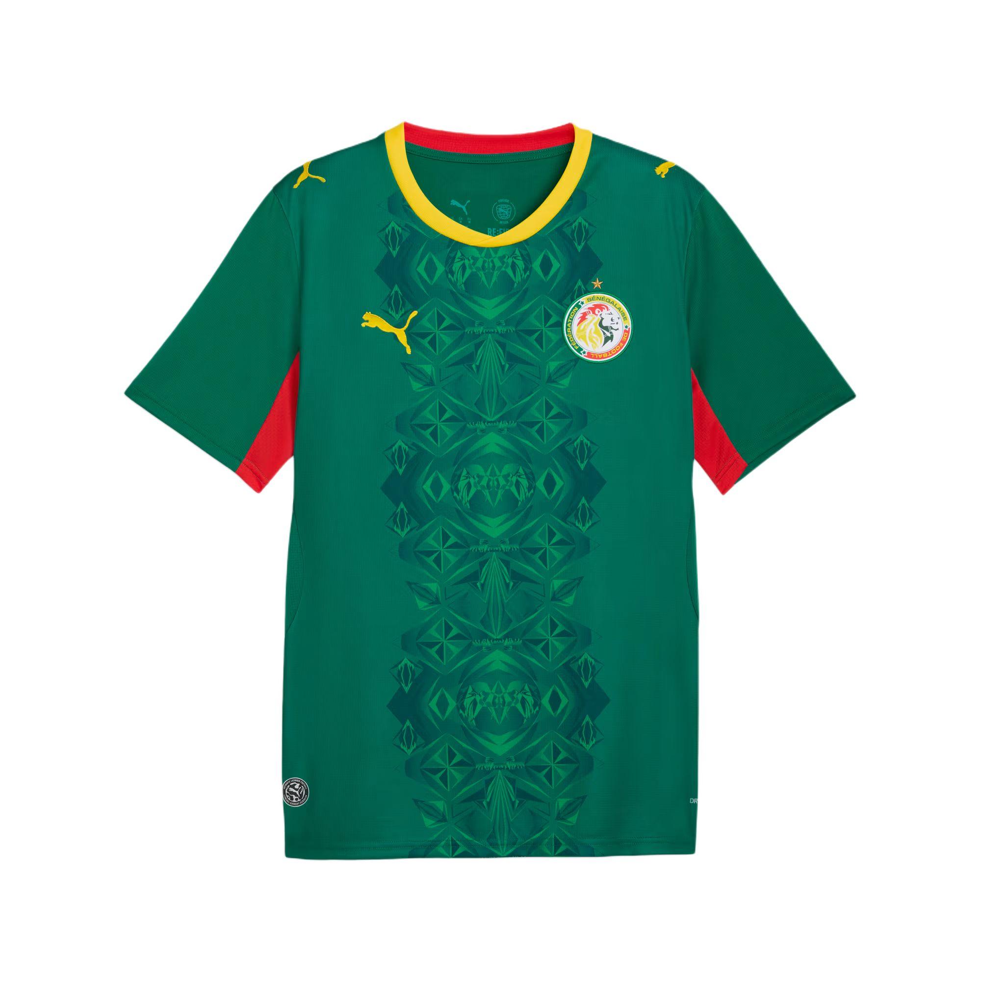 Puma Senegal Away Moisture-Wicking Crew Neck Replica Short Sleeve Football Shirt Men tops 783171-02 XS