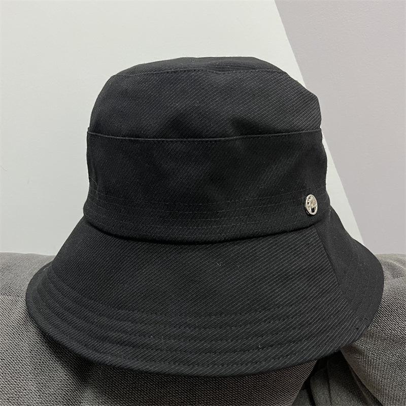 Fischerhut Kinder Frühling und Herbst Reise Temperament Sonnenhut Einfarbig M Standard vielseitiger Freizeit Beckenhut Wind