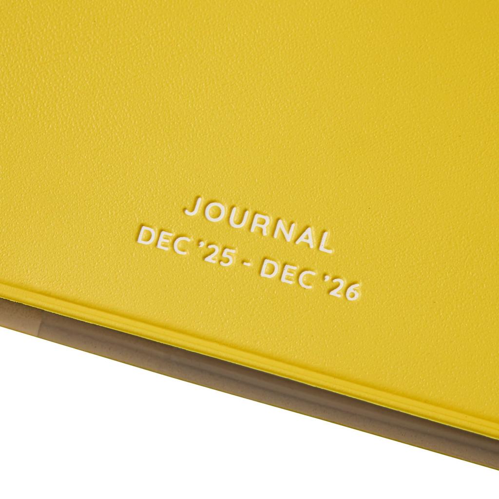 Hightide 2026 Yellow B6 Weekly Vertical Starts December 2025 Weekly Schedule Book Planner/Caston / / /