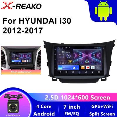 Android 12 Radio samochodowe dla Hyundai I30 Elantra GT 2011 2012 2013 2014 - 2017 Bezprzewodowy Carplay Androidauto GPS Multimedia DVR