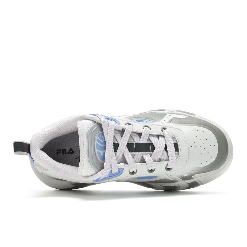 Fila Fashionable Versatile Non-Slip Durable Low-Top Skate Shoes Women Sneakers Gray White F12W431201FVL