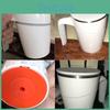 Fiu Insulation 470ml Nonfall Elegant Suction Water Tea Coffee Cup Mug White Innovation Magic