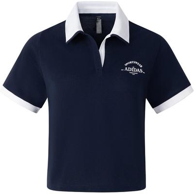 VERBIAGE Polo Tee Polo Shirt Women's College Navy JC8684