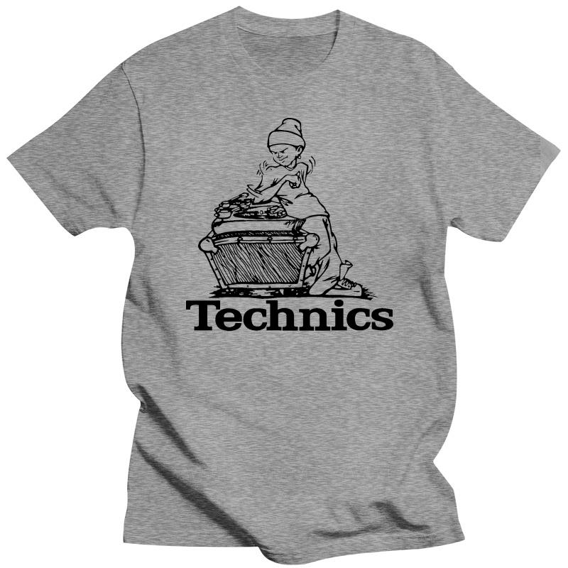 Technics Classic Scratching DJ T-Shirt, B-Boy DJ Wear Gear Turntables T-Shirt, Sommer-Style T-Shirt, Herren Hip-Hop Casual T-Shirts