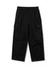UCLA Unisex Cotton Brushed Cargo Wide Fit Pants [Black](Uablp10)
