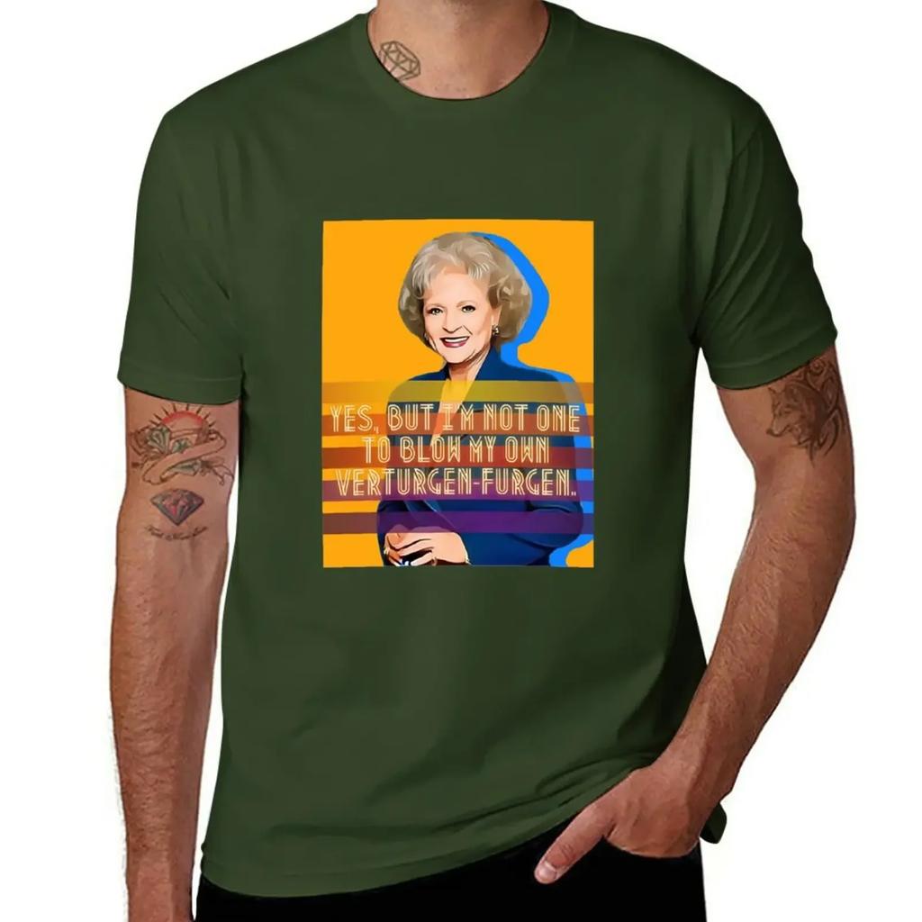 Rose Nylund T-Shirt animal prinfor boys blanks funnys t shirt for men