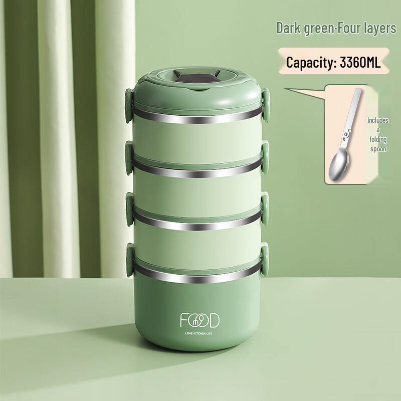 304 Stainless Steel Insulated Portable Lunch Box