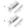 4Pieces Magnetic Door Latches Sturdy Stainless Steel Automatic Shut Mechanism for Cupboard Closet Wardrobe Room Door
