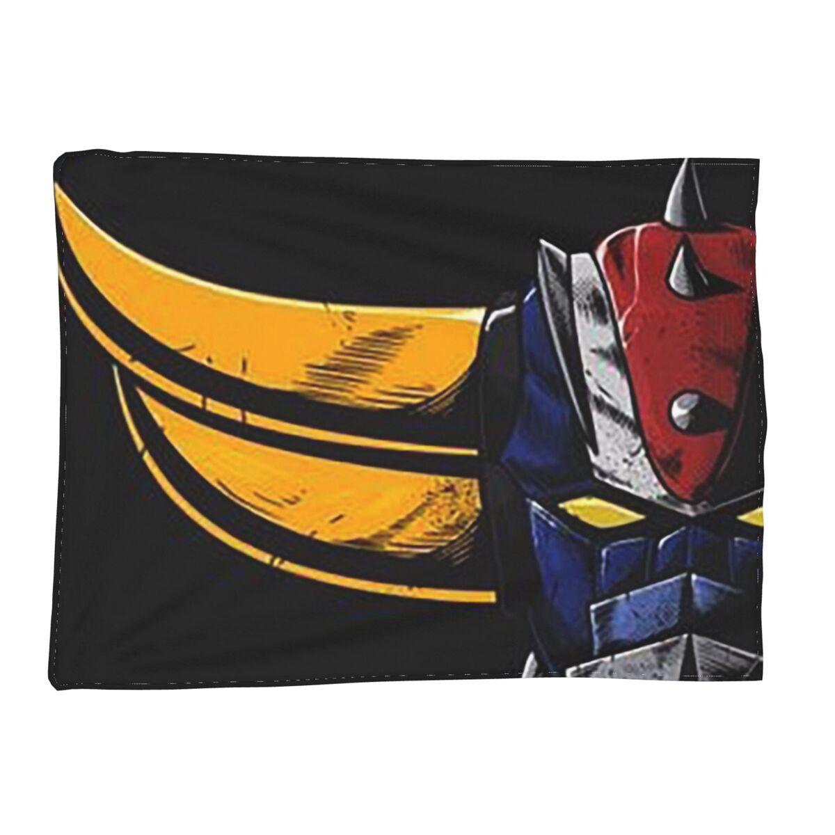 

Mazinger Z UFO Robot Grendizer Blanket Soft Warm Flannel Throw Blanket Bedding for Bed Living room Picnic Travel Home Couch 80x120cm
