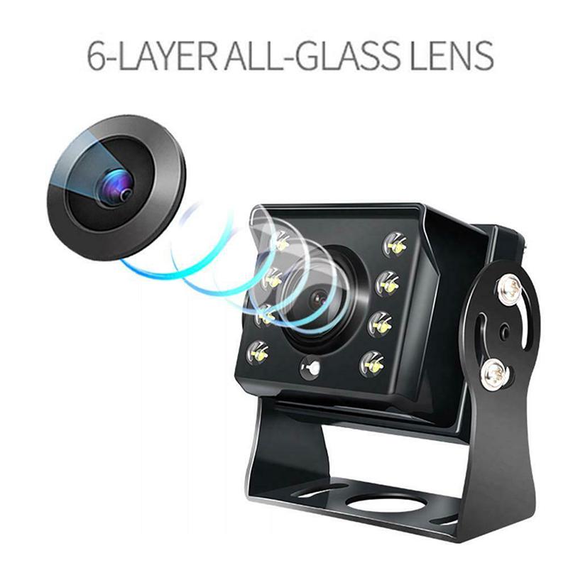 Truck Bus Trailer Rv Blind Spot Rear View Car Reverse Av Camera Led Night Vision