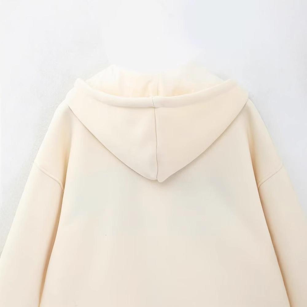 2024 Women's Embroidered Hooded Sweatshirt & High-Waist Joggers Set, Plus Size, Loose Fit