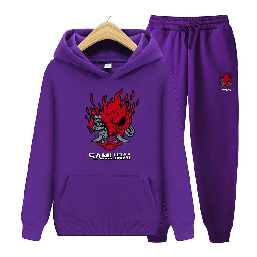 Módní Anime Potisk Teplákové soupravy Pro ženy Muži Mikina Oblečení Muži Běžecký set Sportovní oblečení Jogger Pánské tepláky Zimní souprava Sportovní