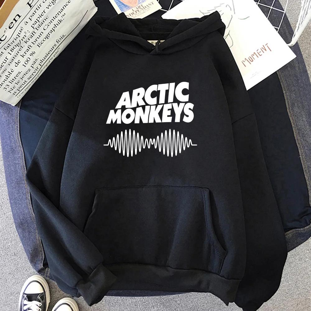 Arctic Monkeys Hip Hop Rap Rock Band Singer Print Sports Men Plus Size Hoodie Street Pop Classic Casual Sweatshirt Short-sleeve