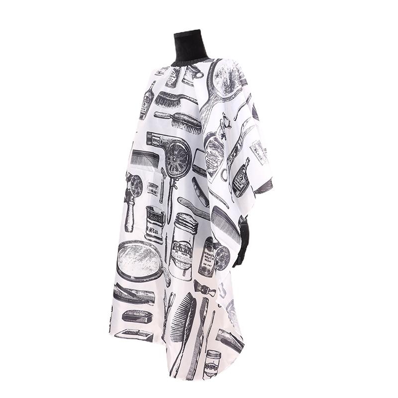 Wasserdichtes Haarschneideumhang Tuch Haareschneiden Muster Salon Friseurumhang Friseurschürze Wickelkleid Werkzeuge Friseurschürze