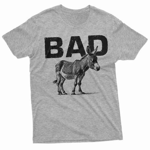 Men's Interesting Badass T Donkey Design Interesting Animal Donkey T-shirt Personality Casual Street Fashion High Quality Print