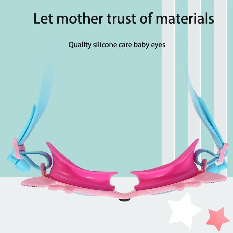 New Children Swimming Goggles  Cartoon Earplugs UV and Fogging - Proof Glasses Men and Women  Price