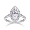 Womens Stackable Rings Irregular Moissanite Fashion OL Jewelry Non-Fading Fine Craft