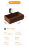 JONGJONG Storage 360 Degree Storage No Drilling Easy to Small Item For Under Can Be Installed on Tabletops Comes with Cushion Pad M Size Under-table