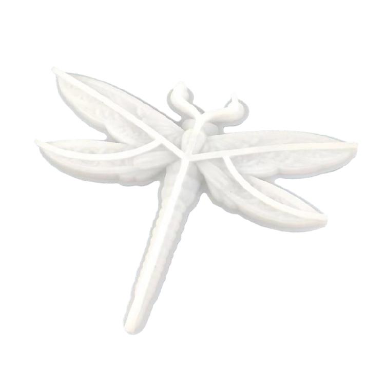 Weiche Silikonform für DIY-Bastel-Wandhänge-Dekorationen Halbe 3D-Prägung Libellen Kristall-Epoxidharz Gießform
