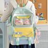 Schoolbag Student Schoolbag Korean Version Two-dimensional Girl Pain Bag Light Junior High School Students Class Backpack High Value