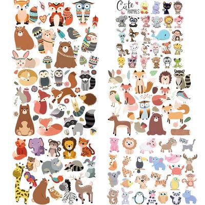 1 ensemble de patchs animaux mode bricolage lavable transfert de chaleur T-Shirt vêtements décoration autocollants petit Animal transferts Patch