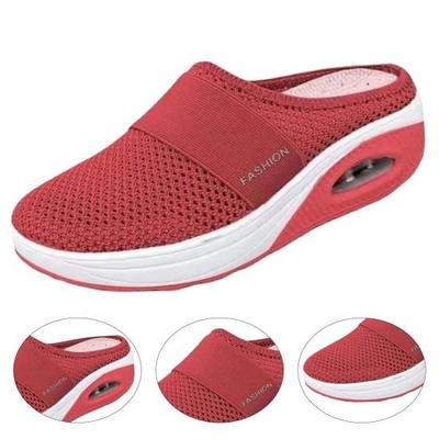 Fashion Round Toe Hollow Durable Women Outdoor Breathable Walking Slippers for Leisure