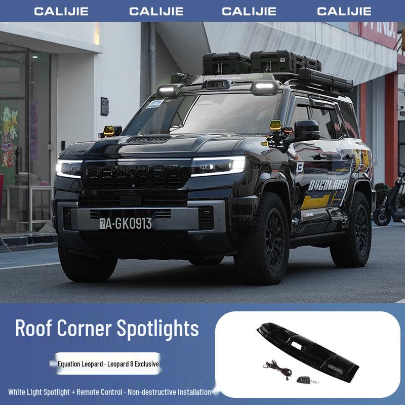 Denza B8 Leopard 8 Roof Corner LED Spotlight Off-Road Mod Accessory