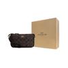 COACH Nolita Coated Canvas Smooth Leather Pochette Underarm Wrist Bag Clutch Small Women's Brown Black (Unisex) Clutches C3308 IMAA8