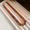 Vintage Round Beads Collarbone Chain Colorful Bohemian Clavicle Jewelry  Fashion