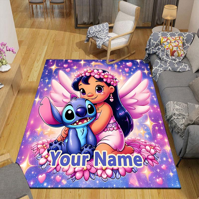 Custom 1Pc Stitch Balloons Fantasy World Rug Office Carpet Indoor Outdoor Entrance Doormat Nonslip Soft And Comfortable Living Room D291614