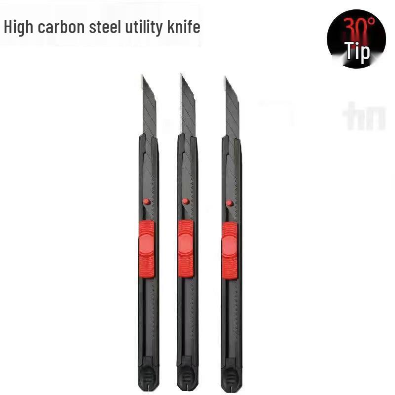 Stainless Steel Paper Cutter: Engraving Knife with Thickened Blade for Students and Unboxing