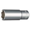 Tone Deep Socket 14mm Width HP2S-14L (Hex), 6.35mm (1/4") Drive,