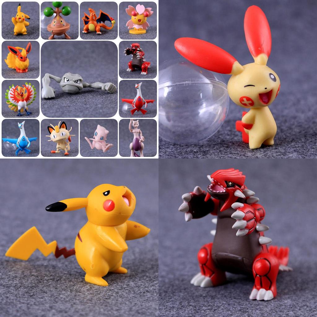 Akčné figúrky Pokémon PVC Zberateľské predmety Detailné 5-8 cm S populárnymi postavami
