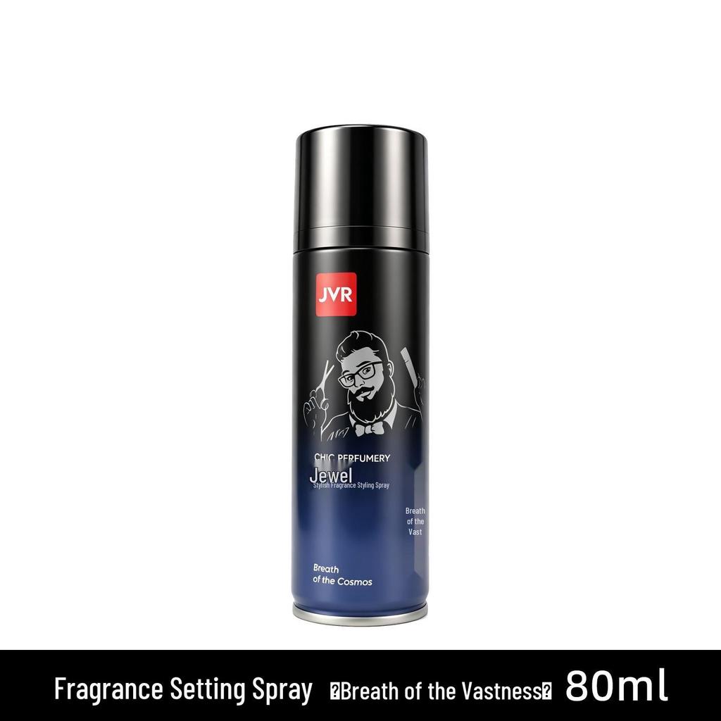 JVR Men's Fragrant Styling Hairspray, Natural Voluminous Strong Hold Gel, Travel Size