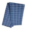 LOEWE Anagram Check Fringe  Scarf wool blue Unused