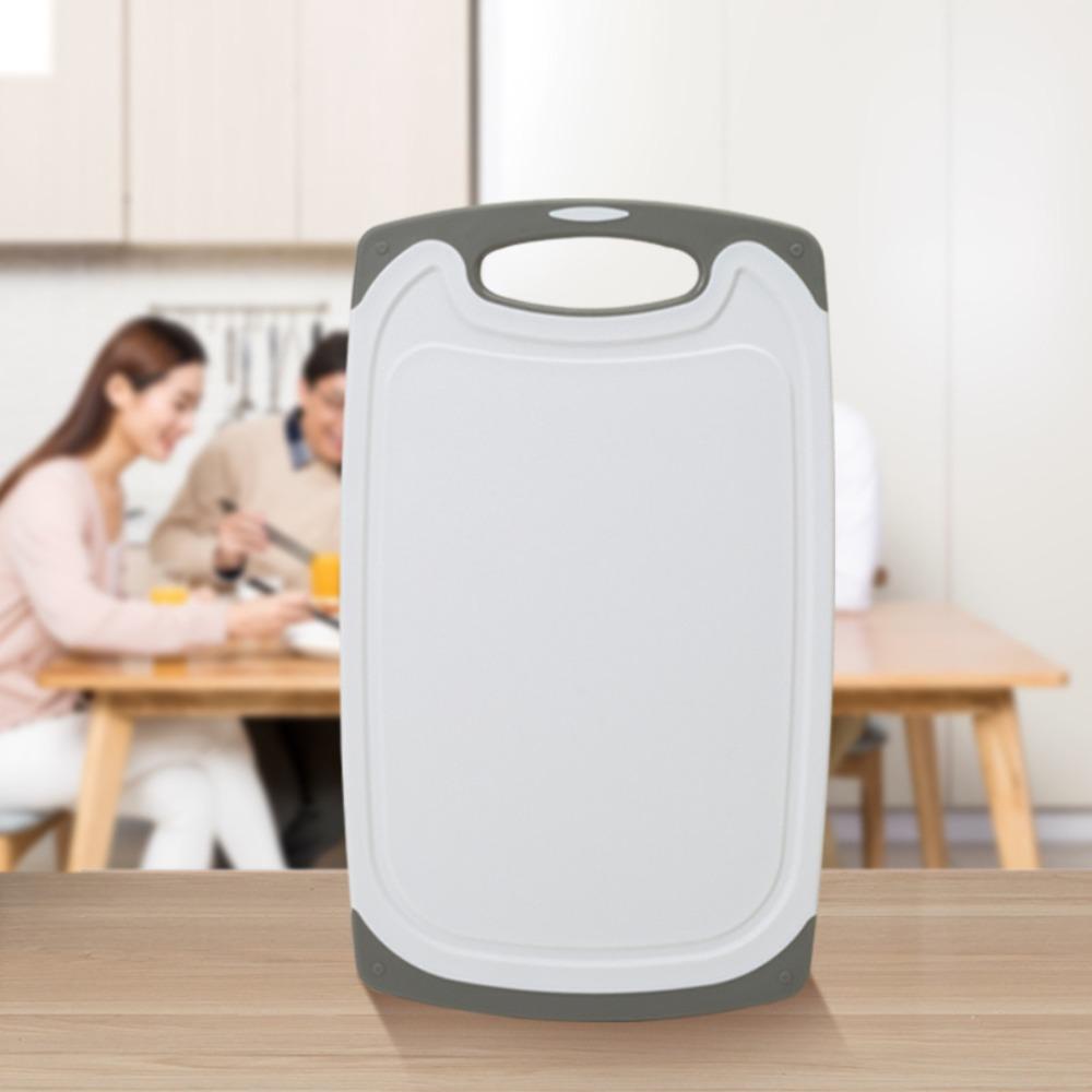 3Pcs Plastic Chopping Board Double-Sided Chopping Block Baby Food Cutting Board Set Vegetable