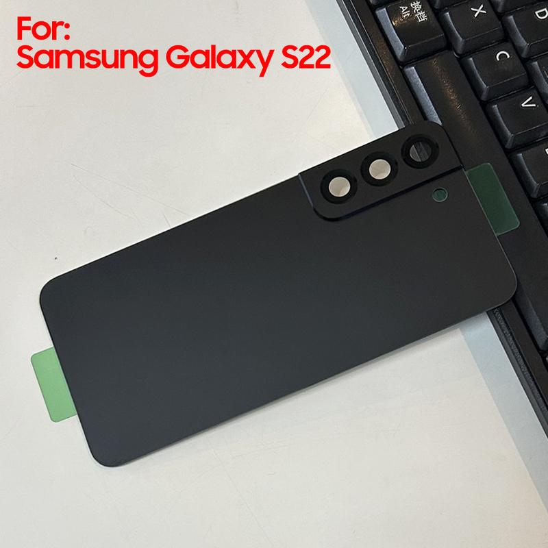 Glass Housing Back Cover Cases For SAMSUNG Galaxy S22Plus S22+ S22 Phone Rear Battery Door Phone Cover Back Cover with Tool