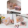 Polyester Large Capacity Transparent Makeup Bag For Girls Travel And Daily Use