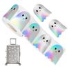 500pcs/roll Halloween Decorations Stickers Ghost Adhesive Stickers Room Decor Holographic Decals For Crafts Bottle Bags Book