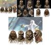 Humorous Brown Latex Old Man Mask Ideal For Halloween Costumes And Parties